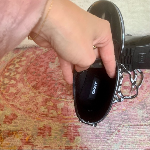 DKNY Tilly Combat Rain Boots - Picture 8 of 9